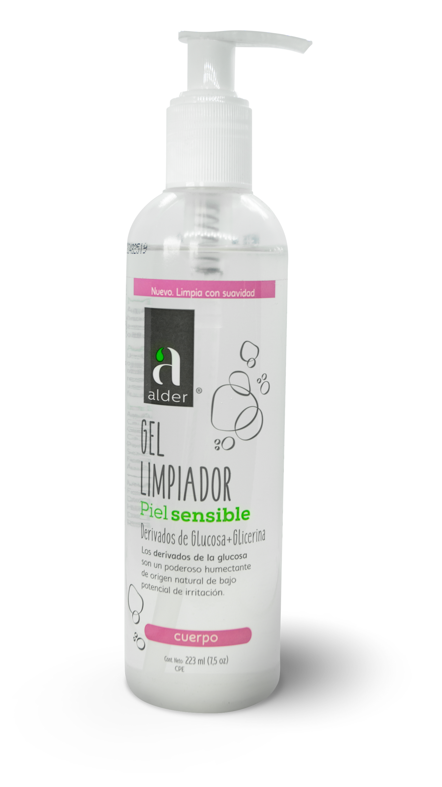 Alder gel limpiador piel sensible 223mL