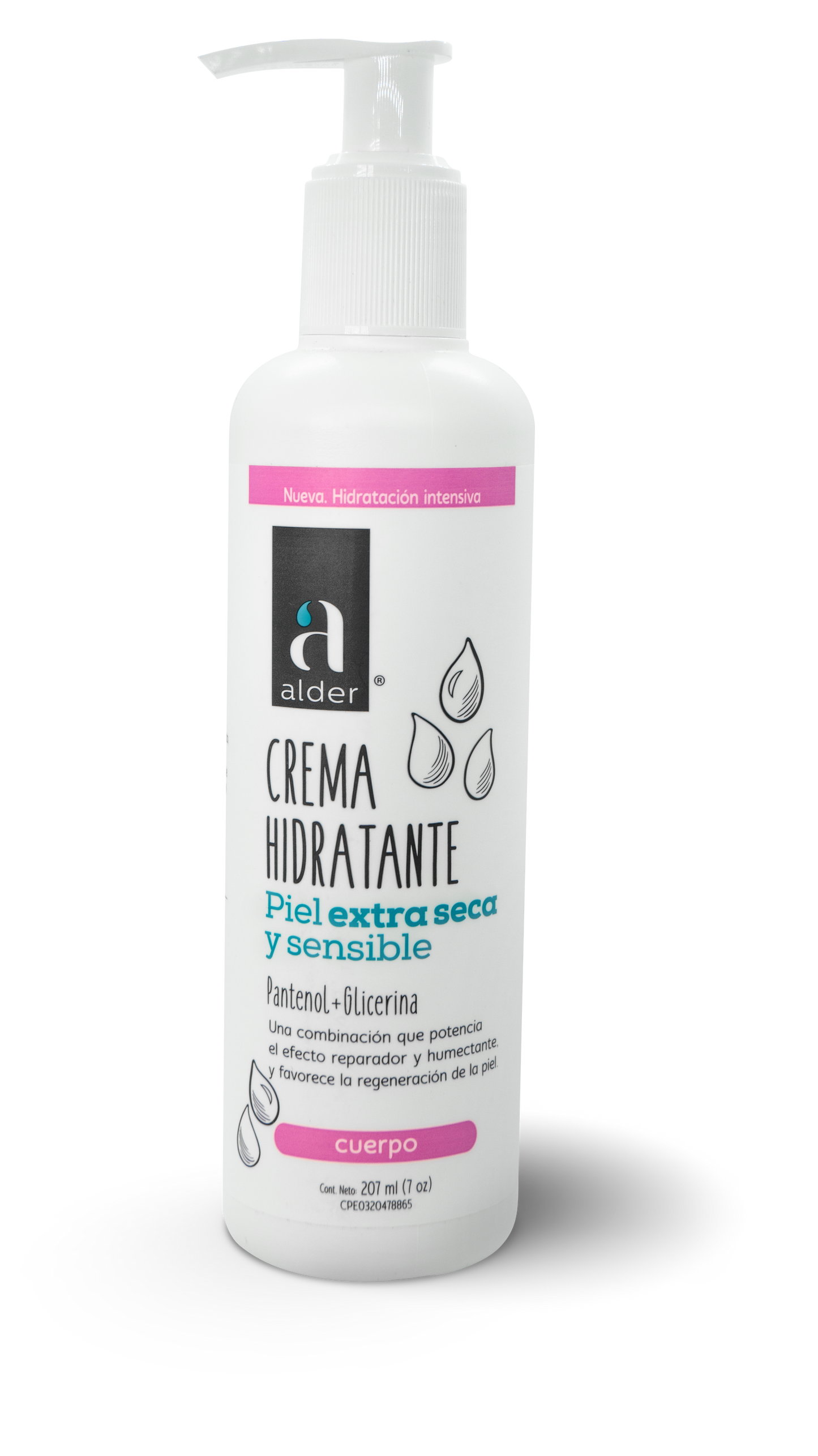 Alder crema piel extra seca/sensible 207mL