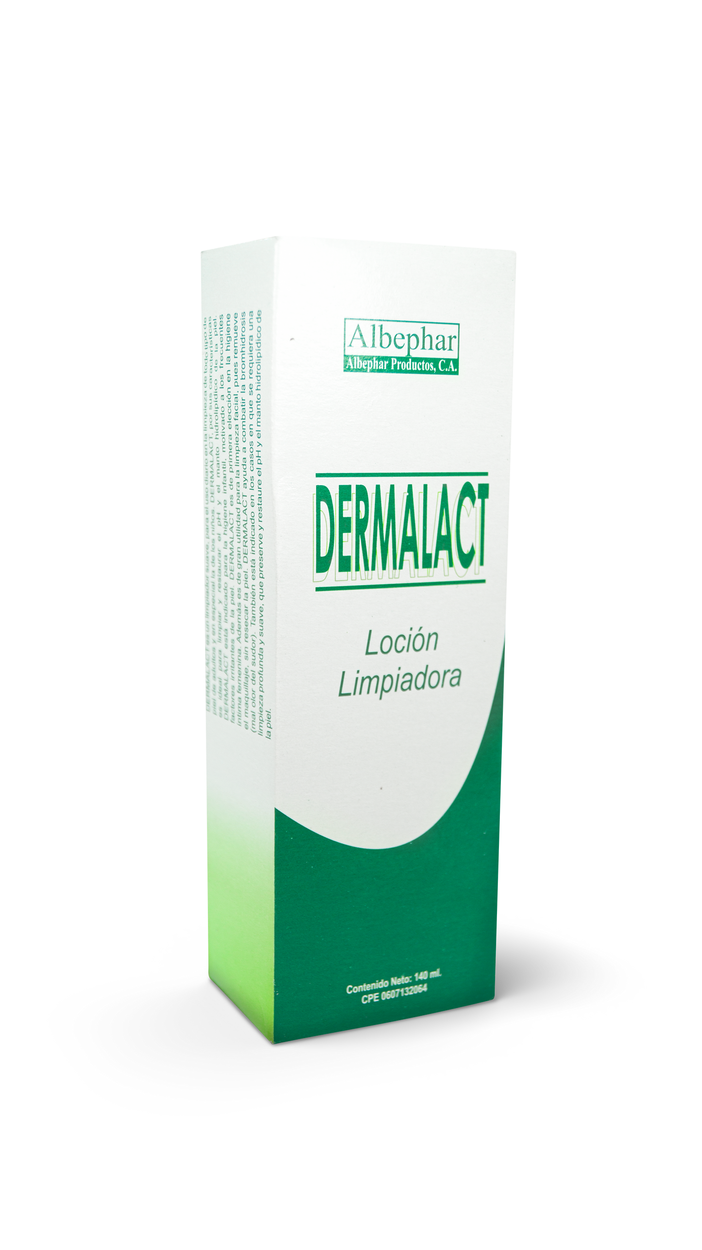 Dermalact loción limpiadora 140mL. Albephar