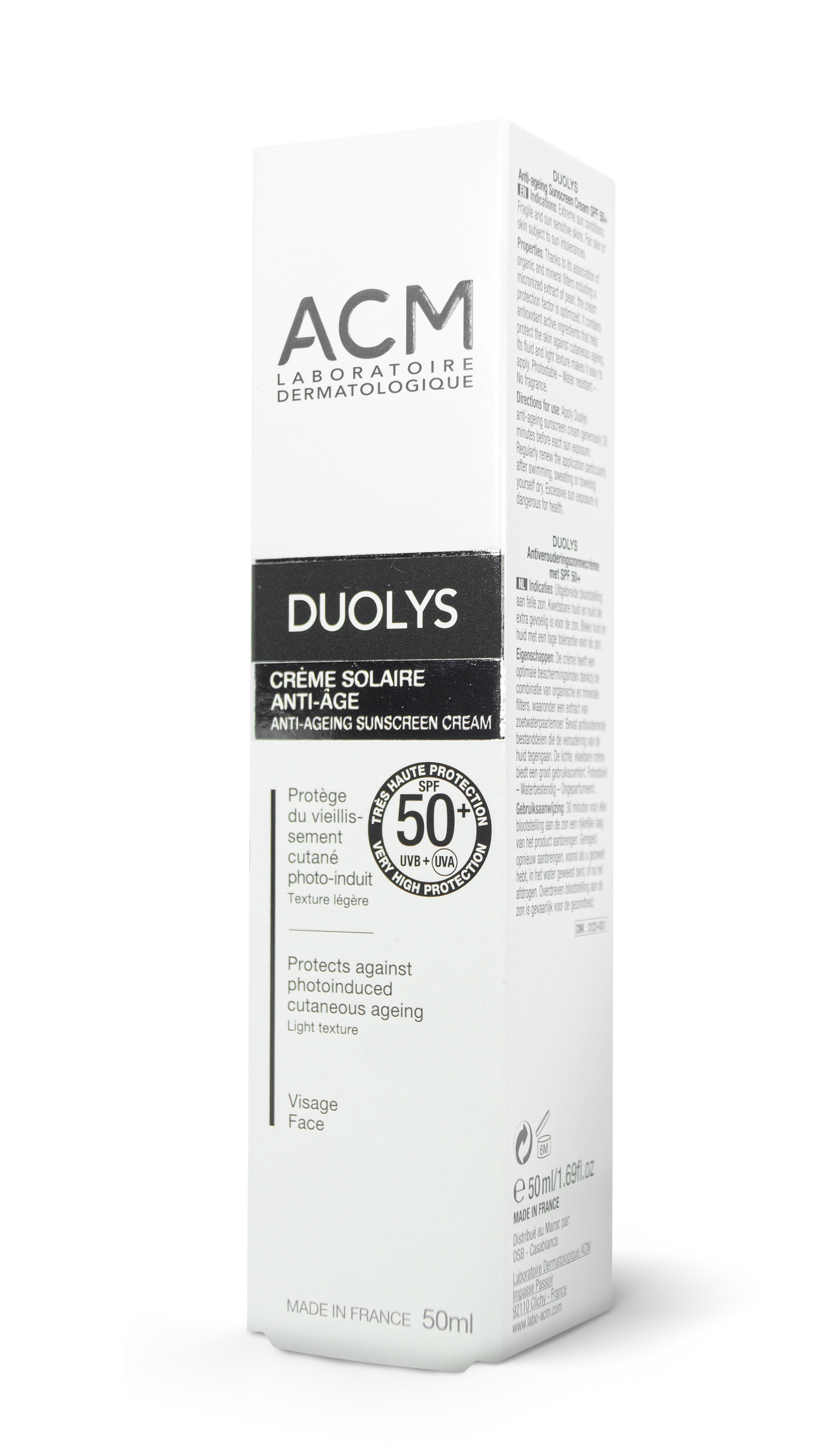 Duolys protector solar crema SPF 50+ 50mL