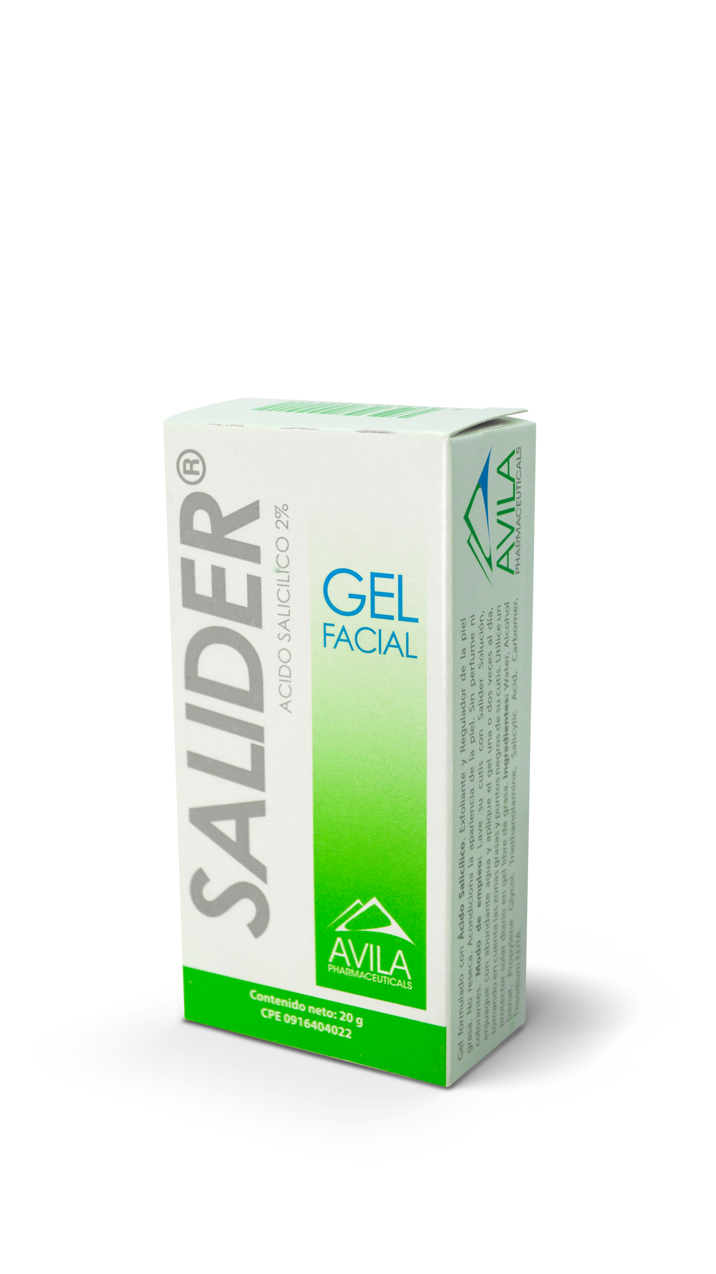 Salider gel facial 20g
