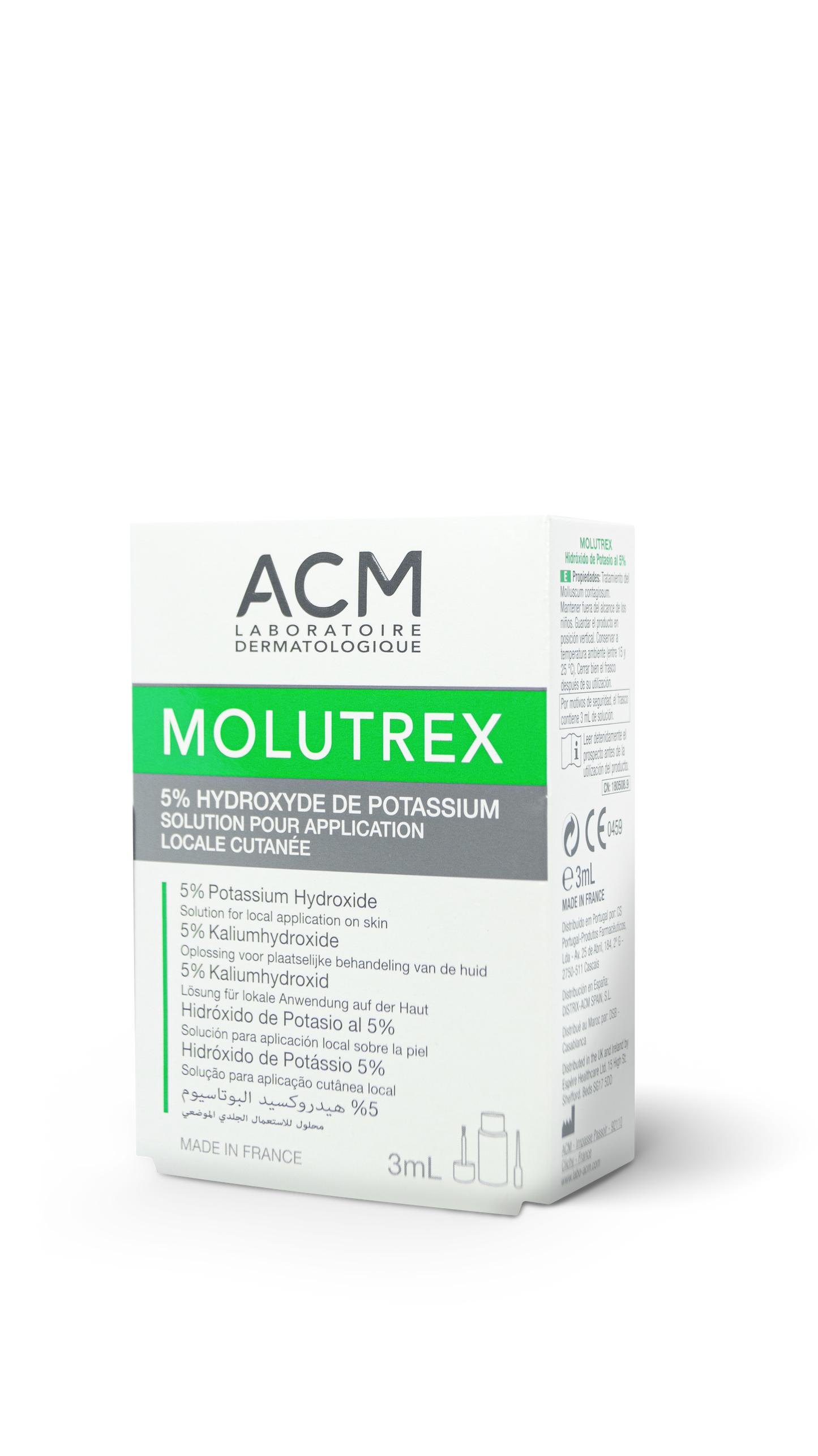 Molutrex 5% solución 3mL