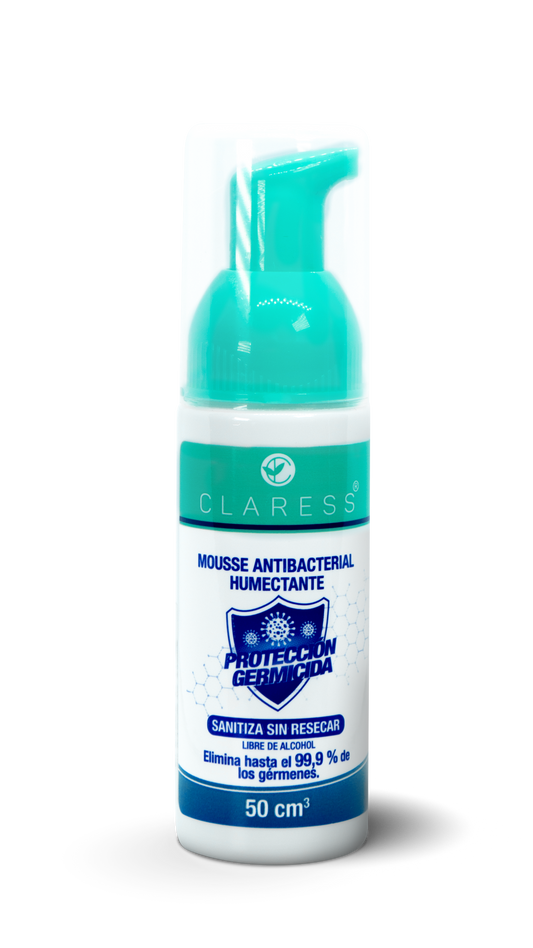 Claress mousse antibacterial humectante 50mL