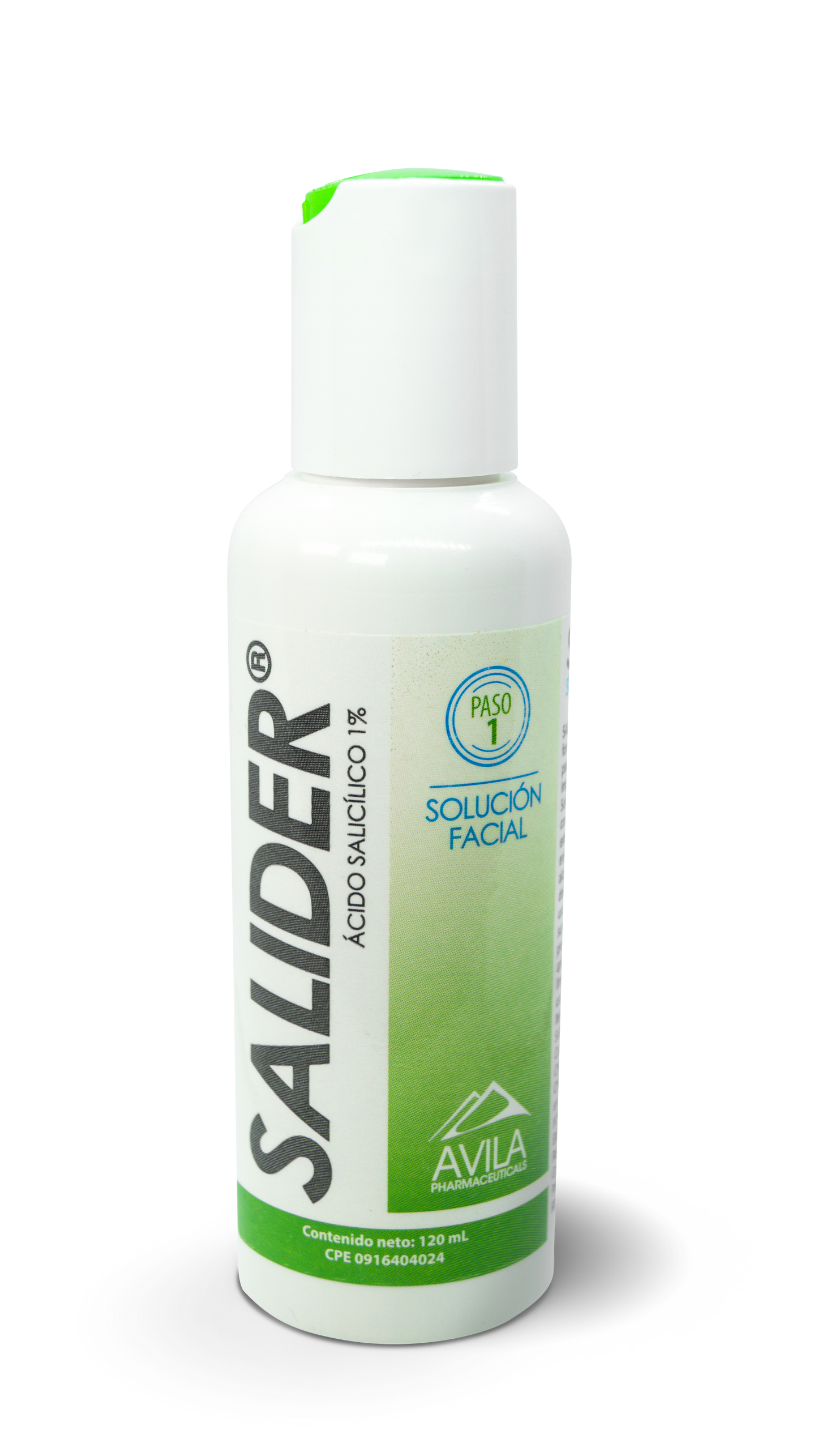 Salider solución facial 120mL