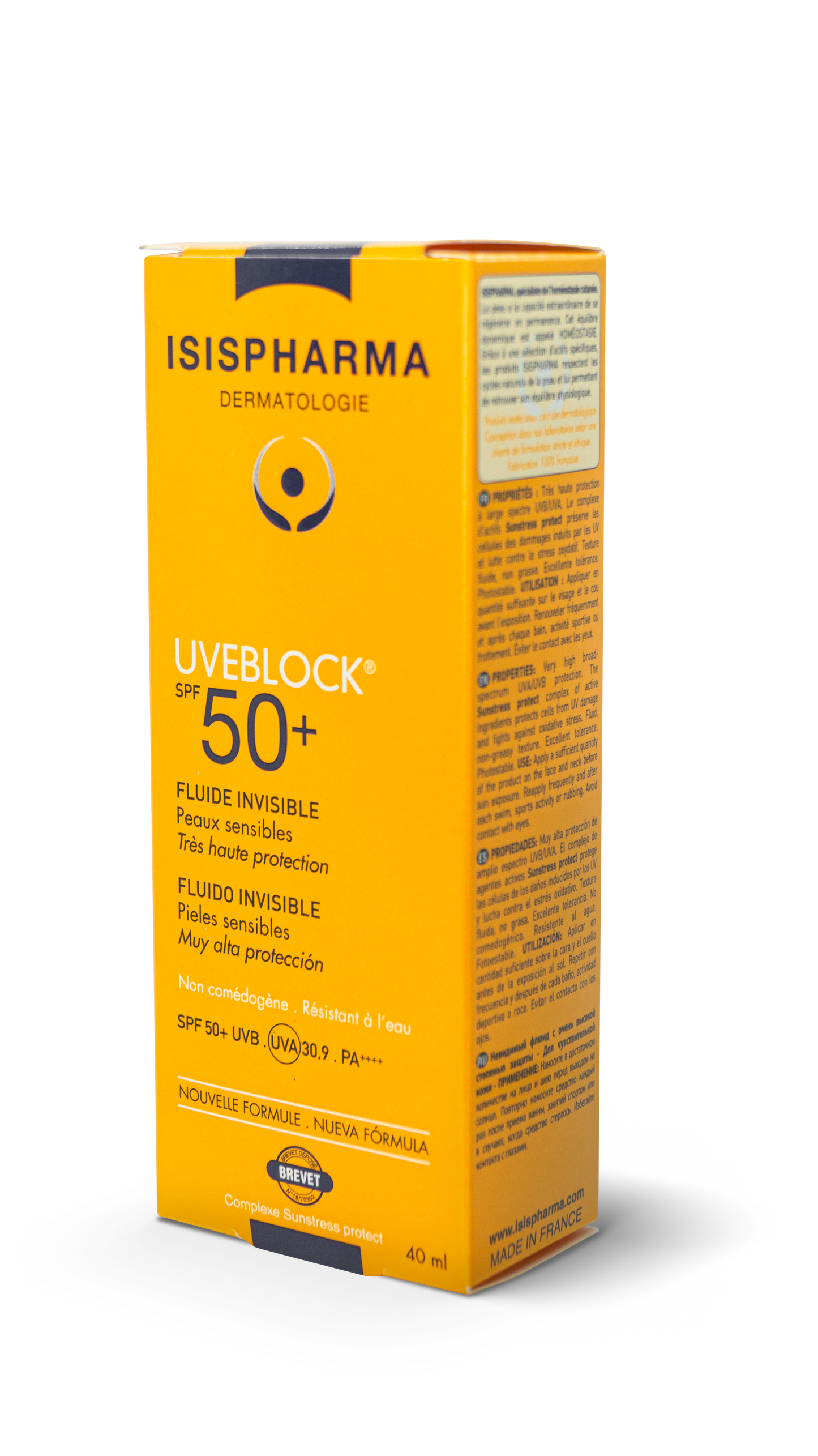 Uveblock fluído invisible SPF 50+ 40 ml