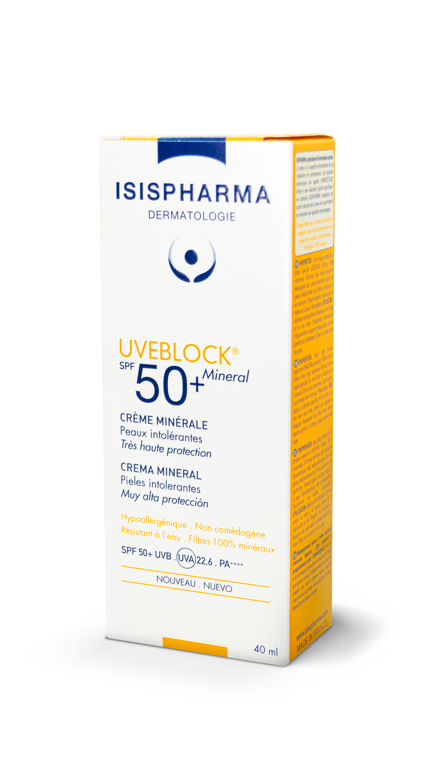 Uveblock mineral FPS 50+ 40mL