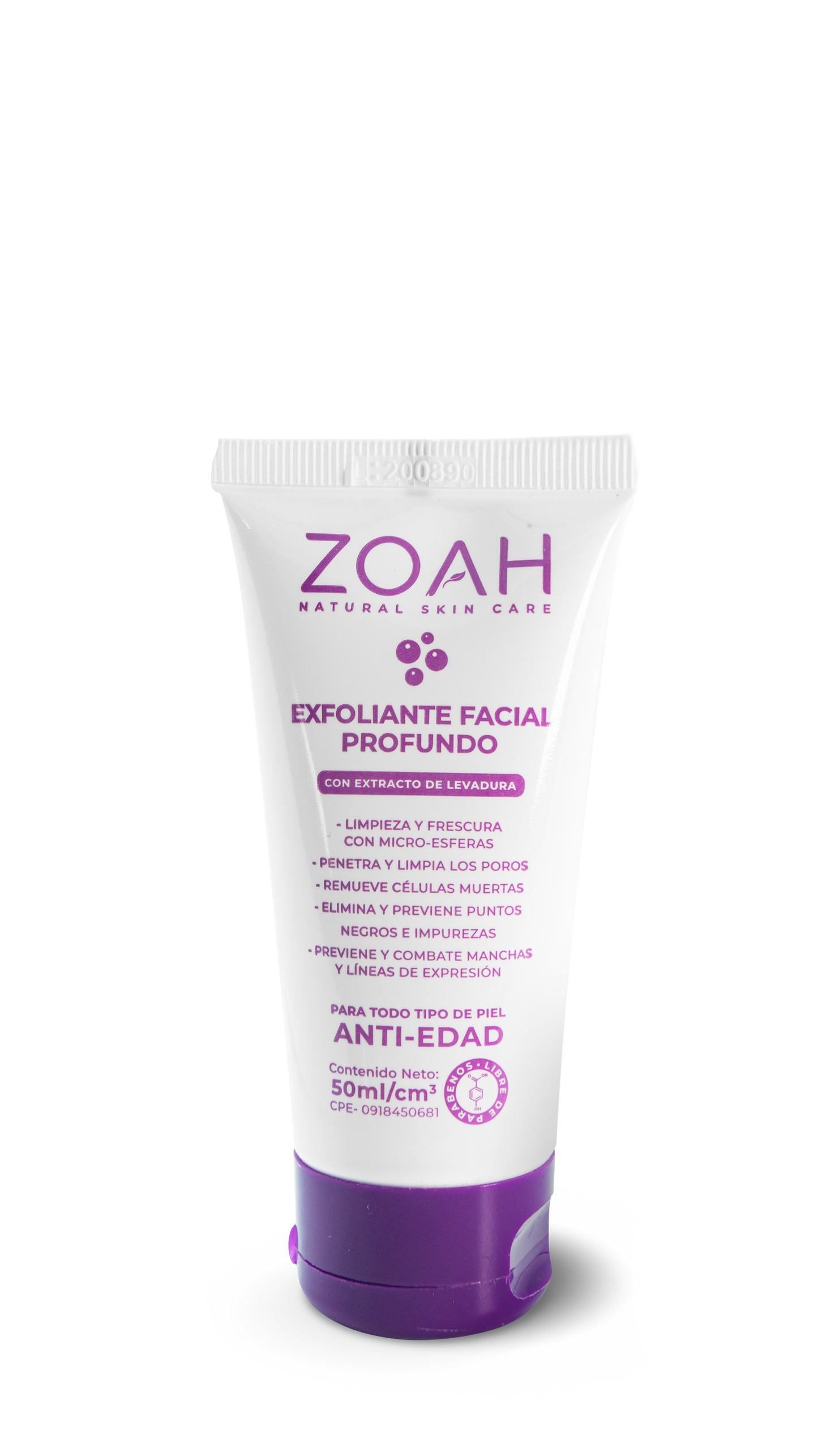 Zoah exfoliante facial profundo 50mL