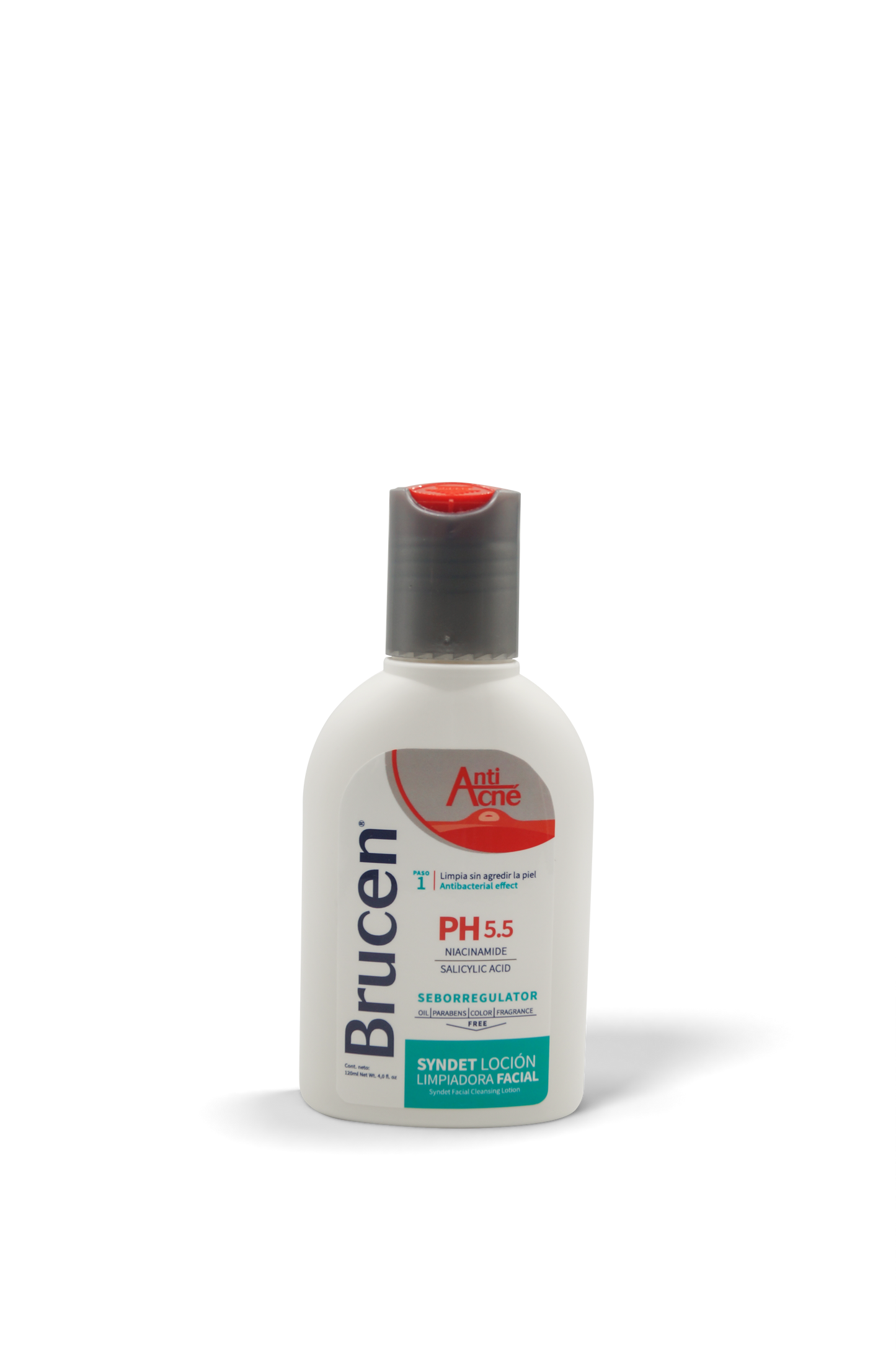 Brucen antiacné loción syndet limpiadora facial 120mL