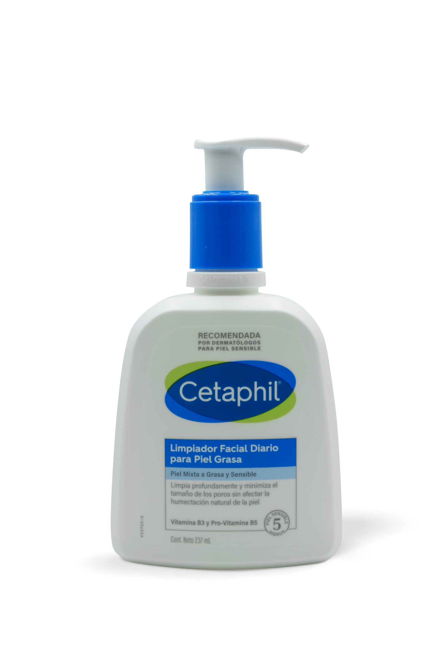 Cetaphil limpiador líquido piel grasa 237mL