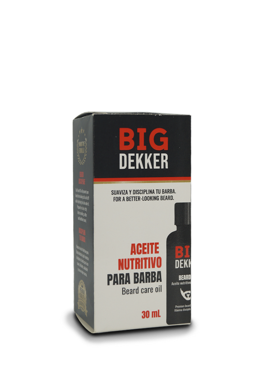 Big Dekker aceite nutritivo para barba 30mL