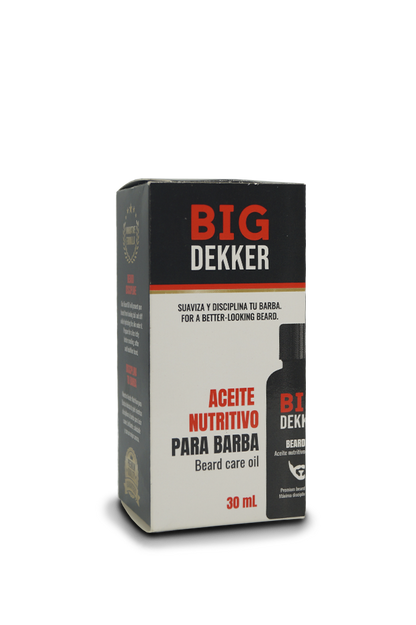 Big Dekker aceite nutritivo para barba 30mL
