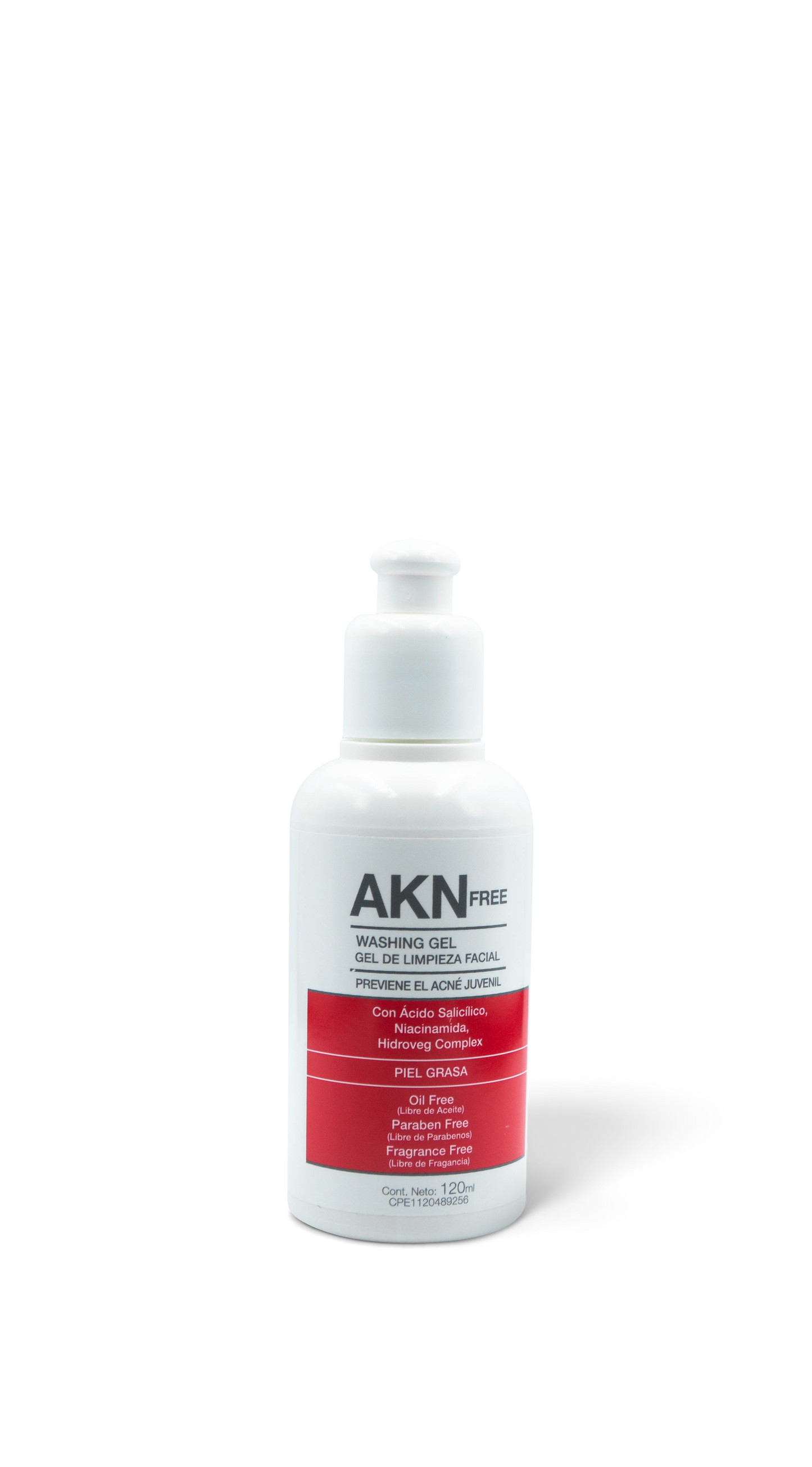 AKN free gel limpieza facial 120mL