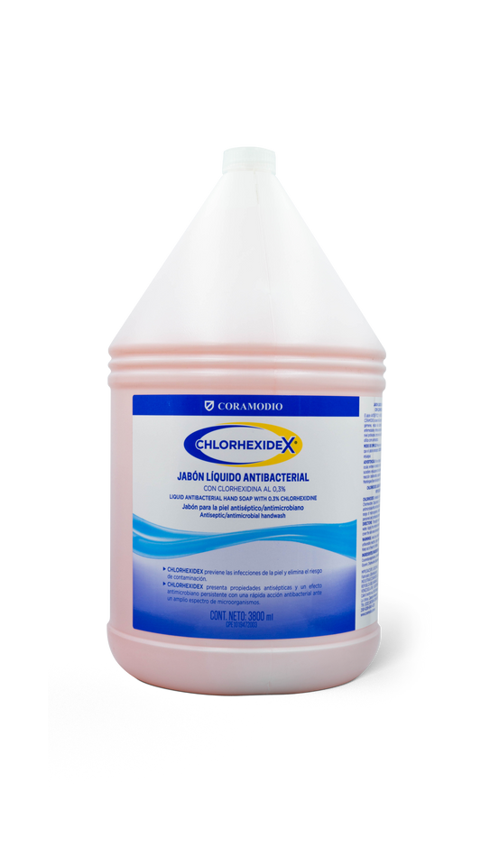 Coramodio chlorhexidex jabón antibacterial