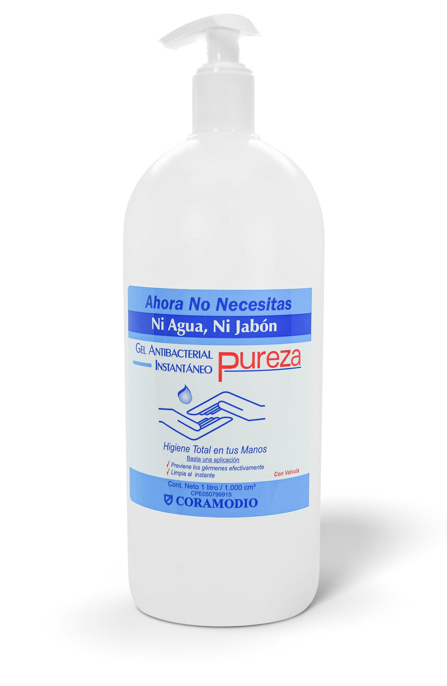 Coramodio pureza gel antibacterial