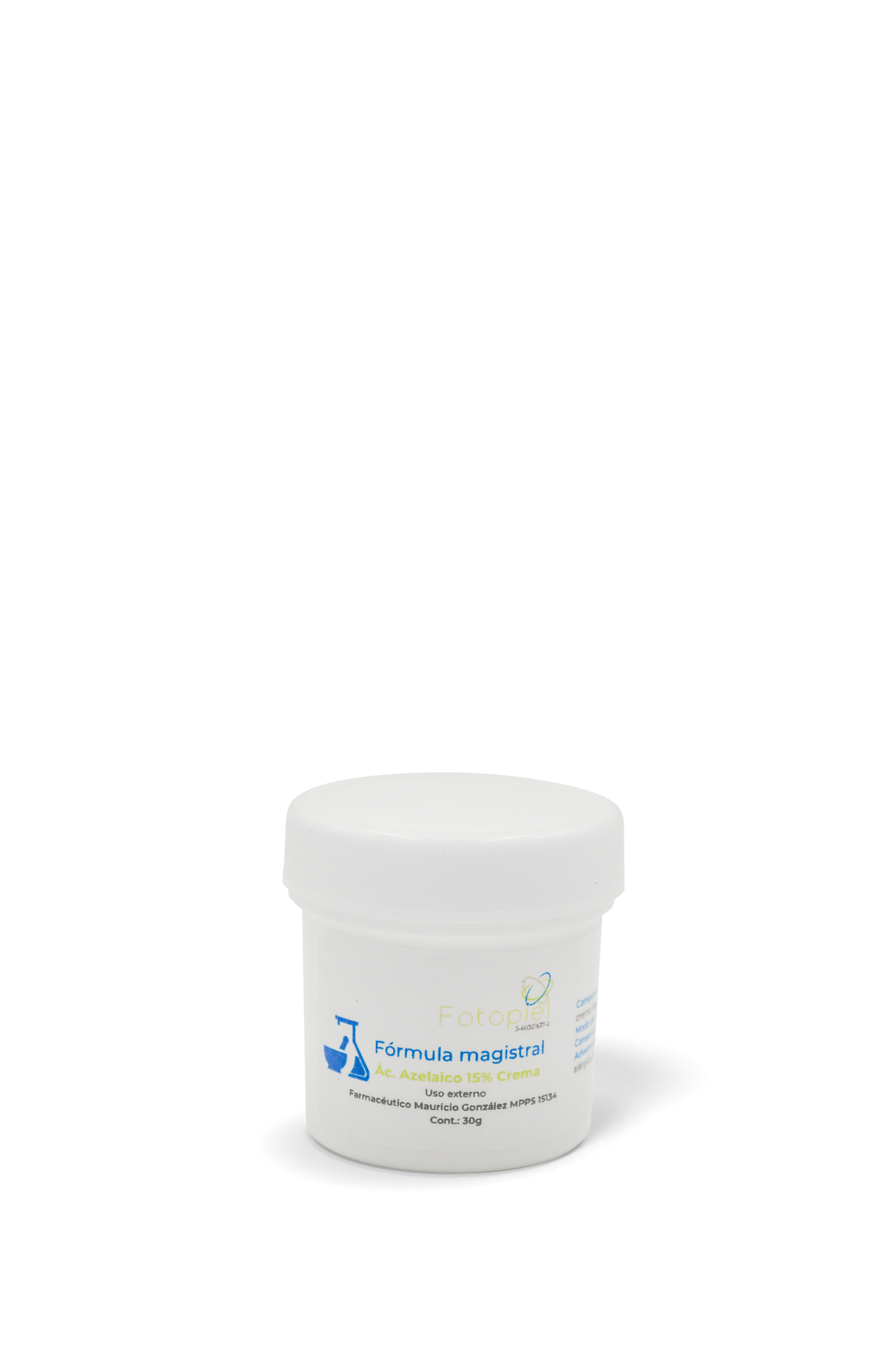 Fórmula magistral ácido azelaico 30g