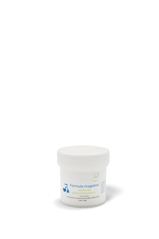 Fórmula magistral crema ácido hialurónico 30g