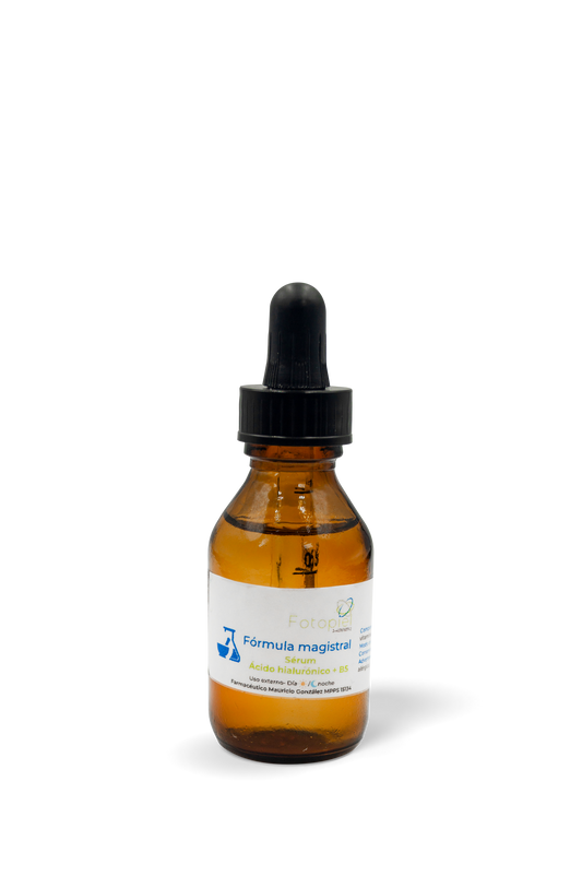 Fórmula magistral sérum ácido hialurónico + vitamina B5 30mL