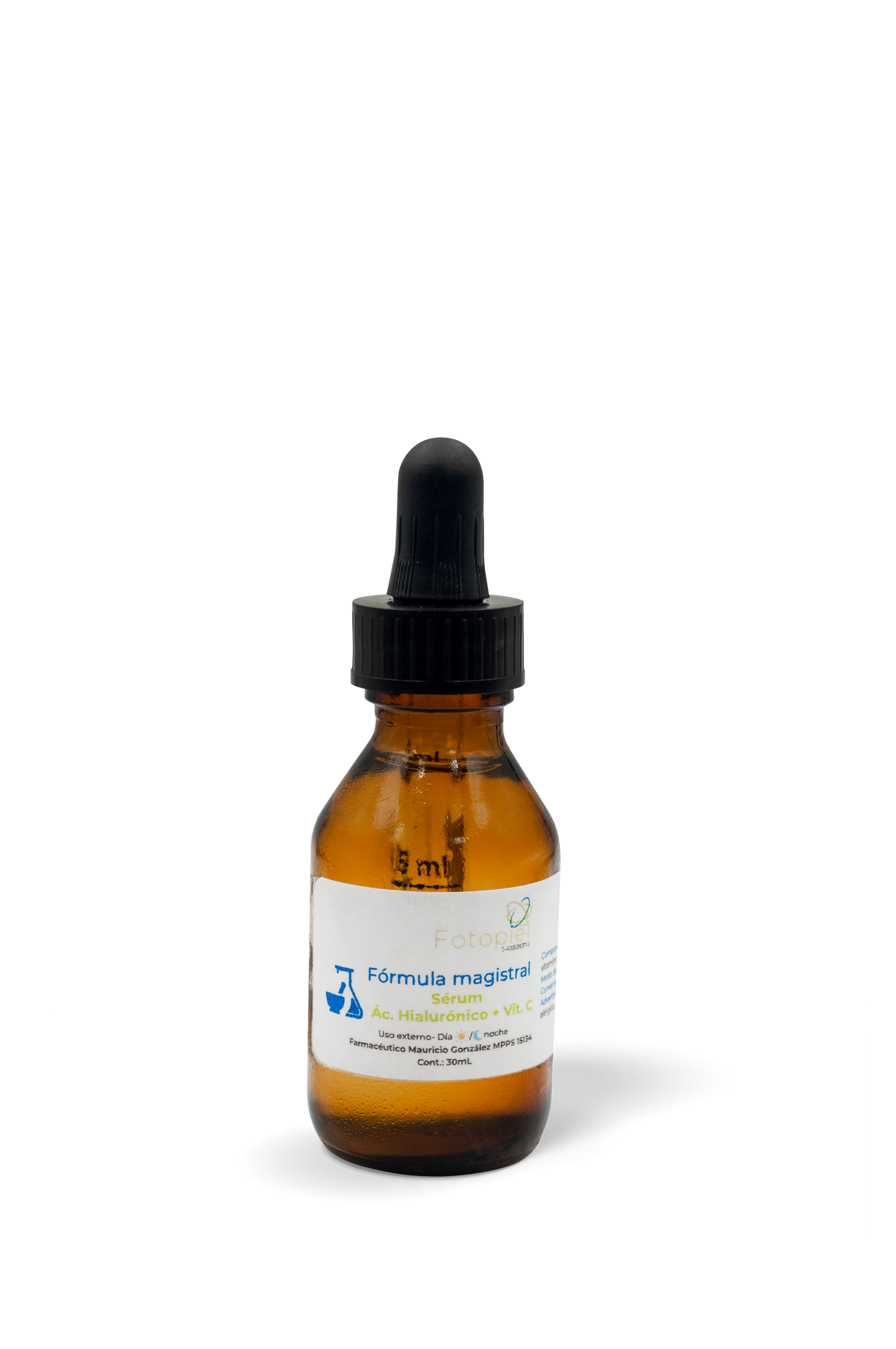 Fórmula magistral sérum ácido hialurónico + vitamina C 30mL