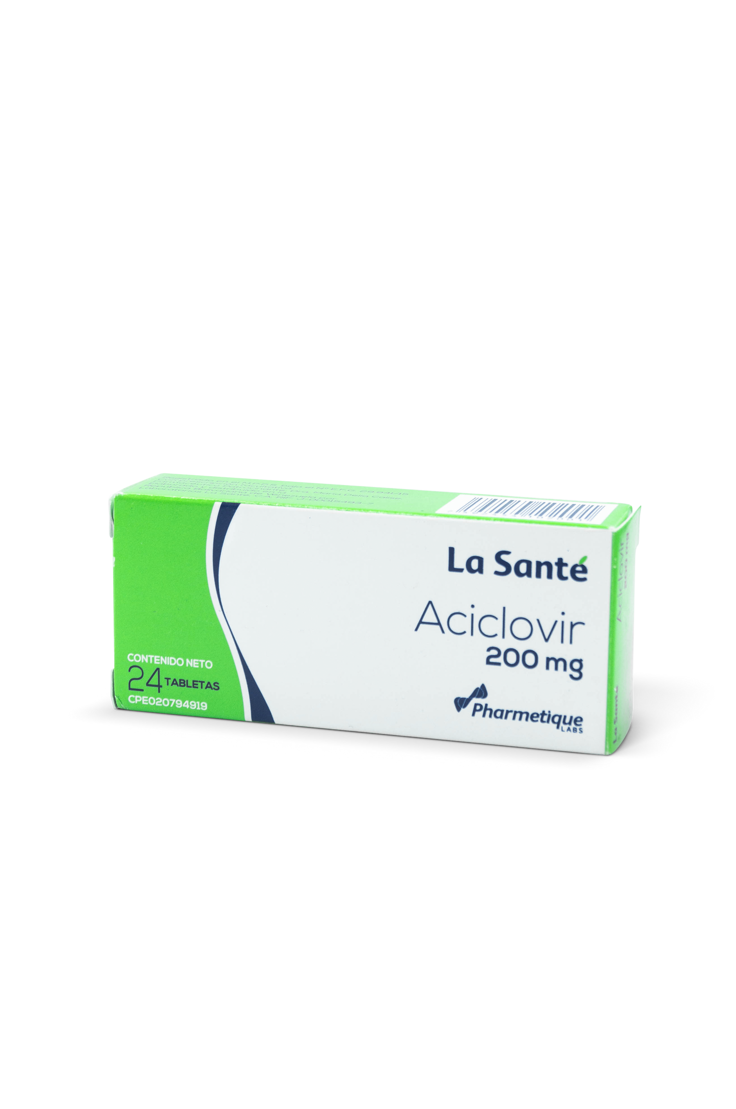 Aciclovir 24 tabletas 200mg