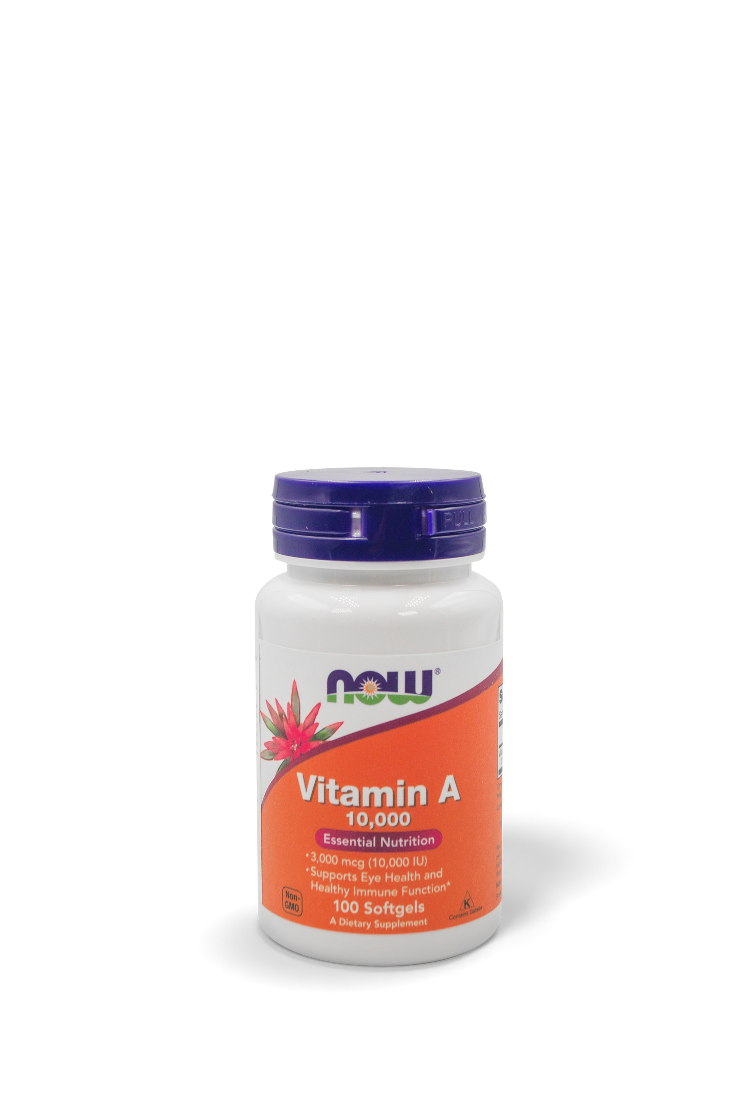 Now vitamina A 10.000 UI 100 cápsulas blandas