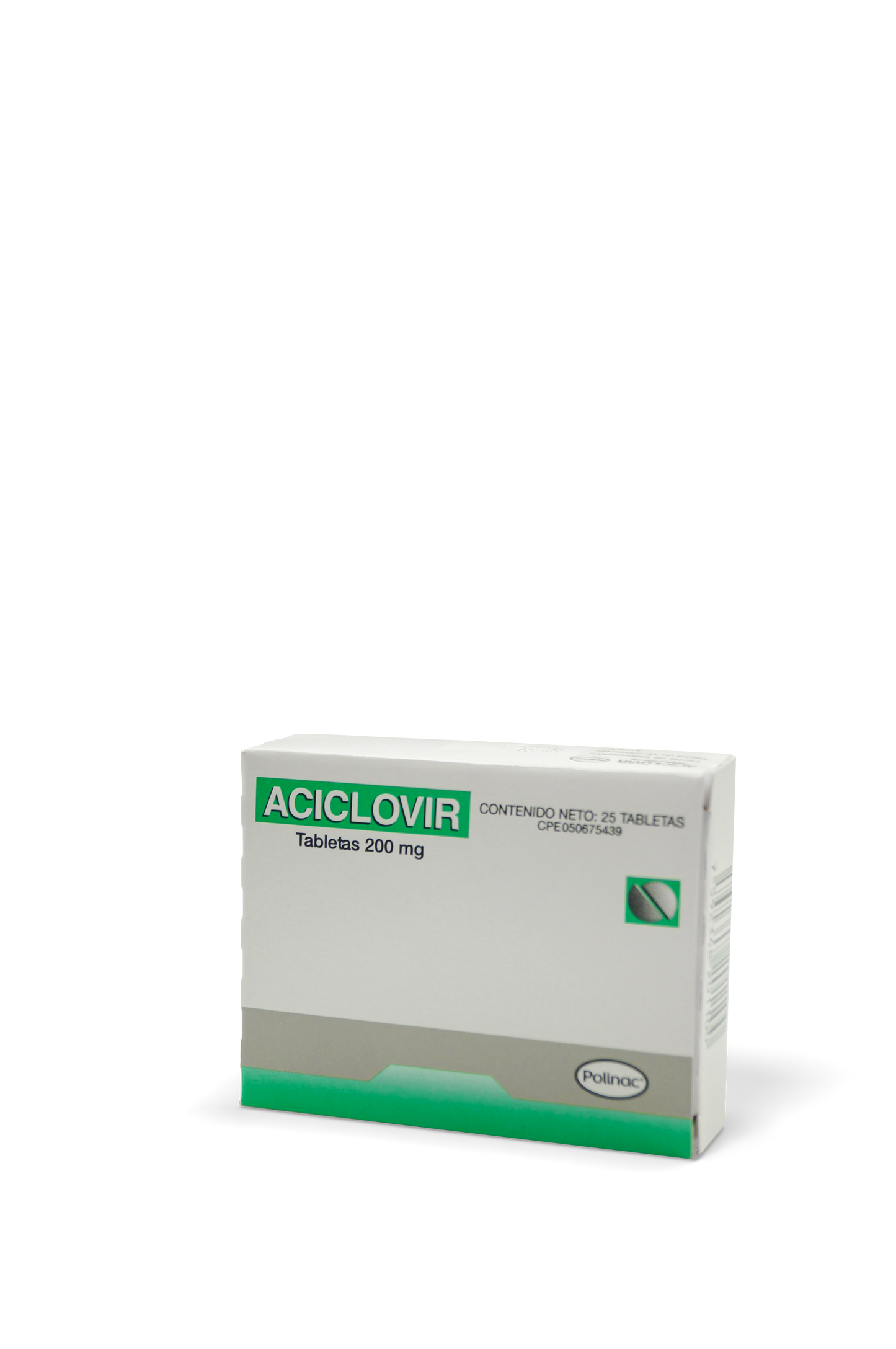Aciclovir 25 tabletas 200mg