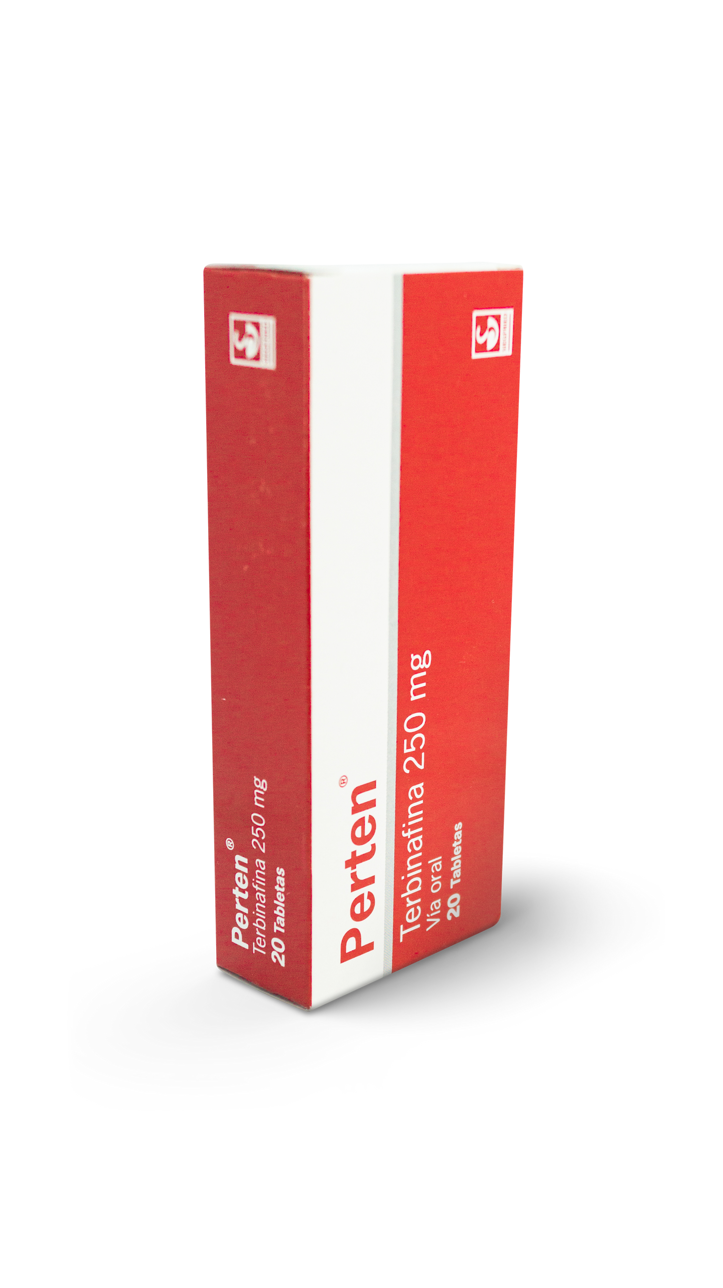 Perten terbinafina 20 tabletas 250mg