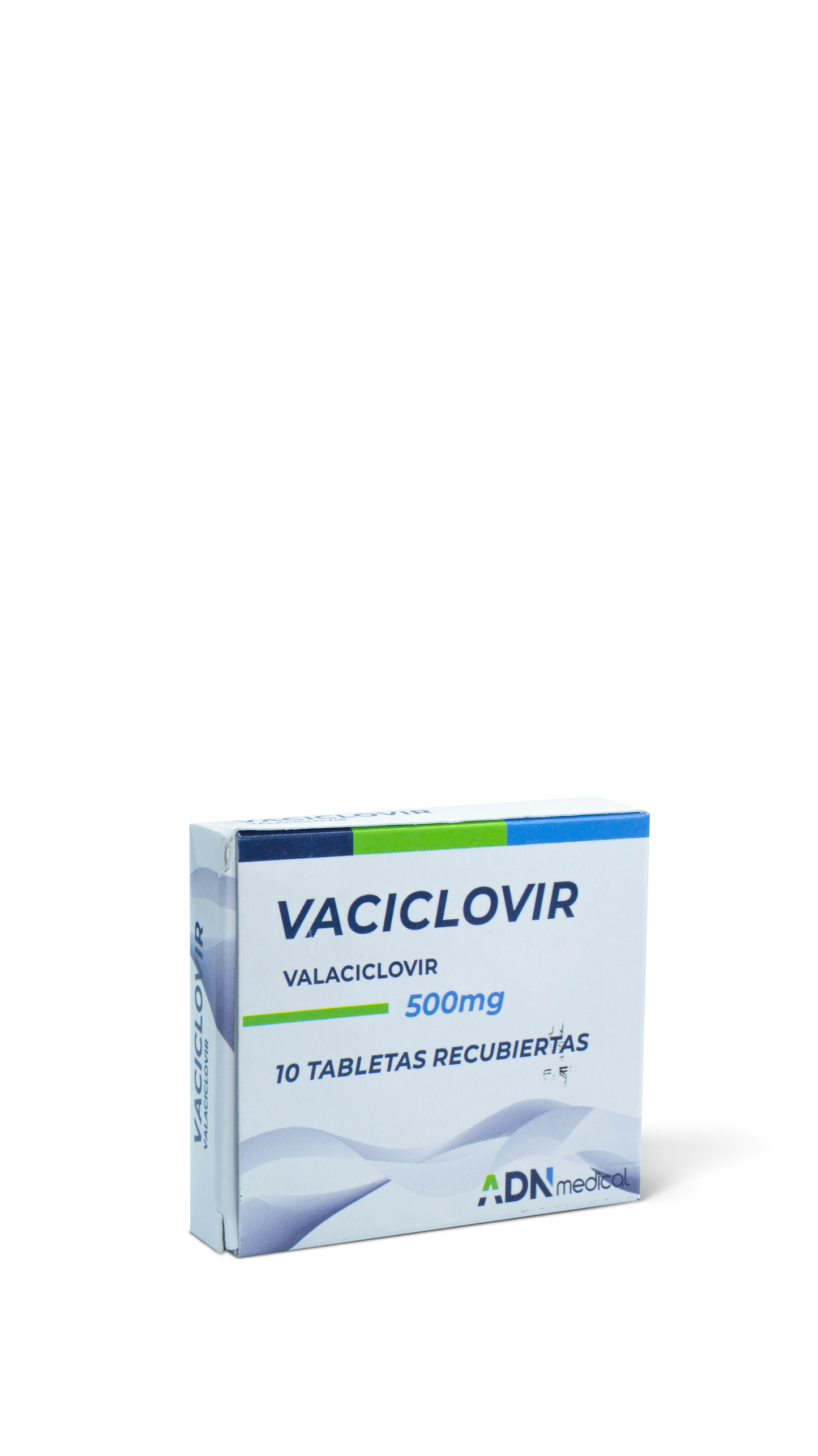 Valaciclovir 10 tabletas 500mg
