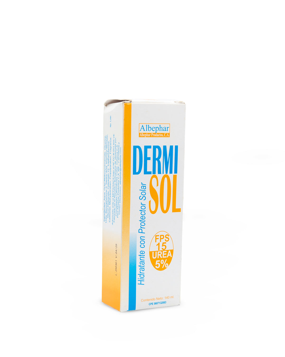 Albephar Dermisol crema urea 5% FPS15 140mL