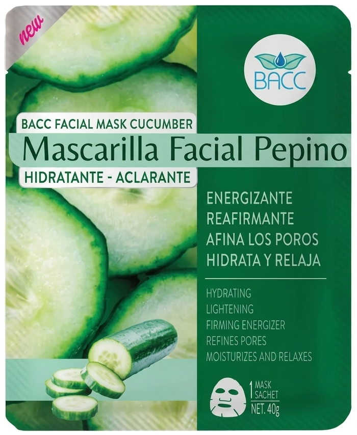BACC MASCARILLA PEPINO X 1 UND 40g
