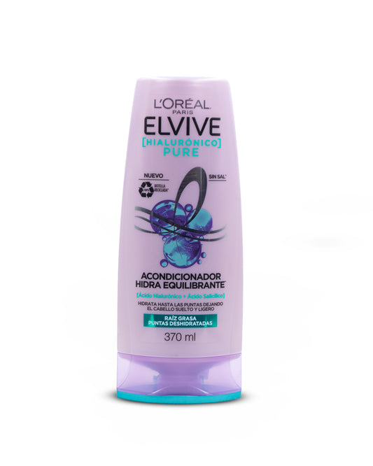Loreal Elvive hialurónico pure acondicionador 370mL