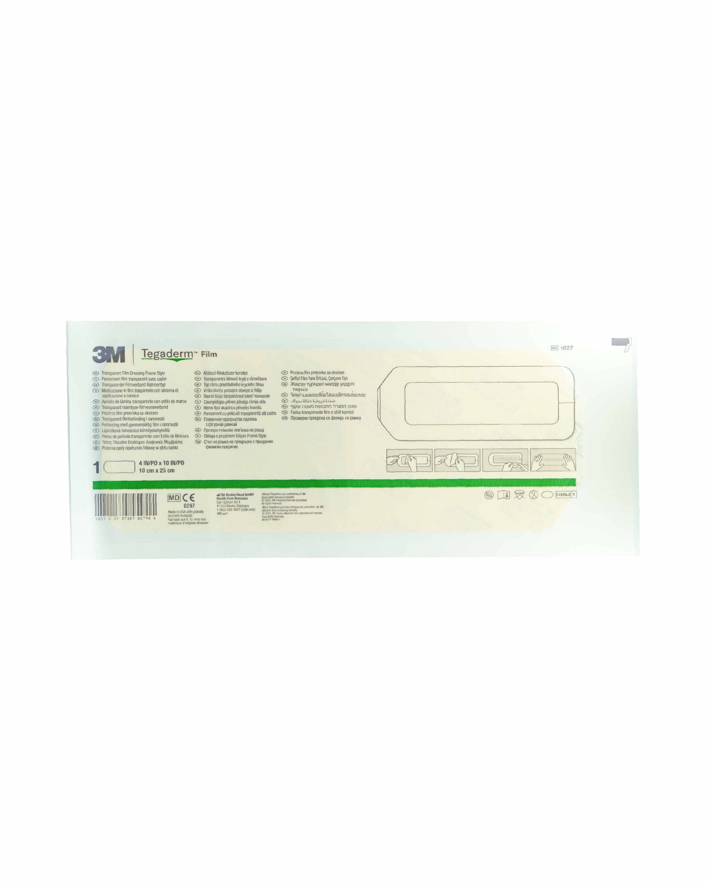 Tegaderm film apósito transparente x 1 und. 3M (varios tamaños)