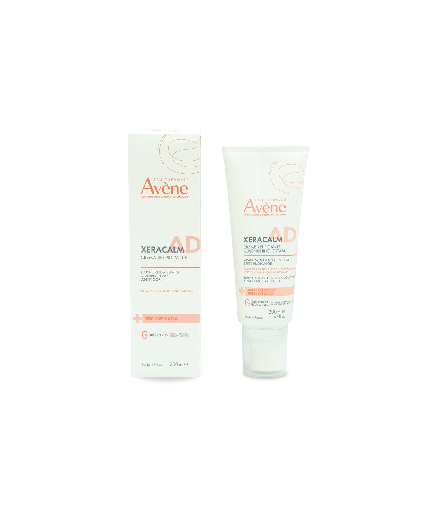 Xeracalm AD crema relipidizante, piel seca, atópica o con picor 200mL. Avene