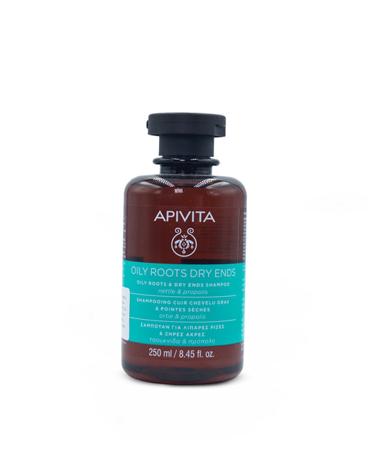 Apivita oily Roots dry ends champú 250mL