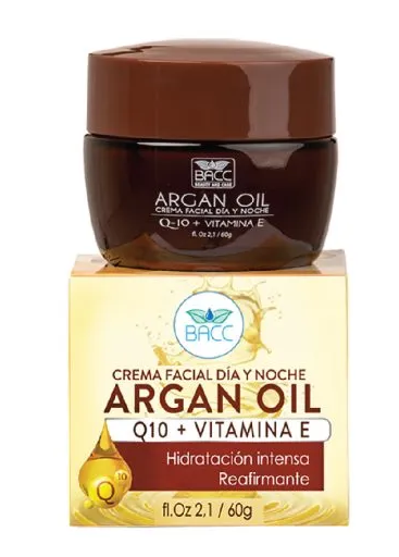 BACC argán oil crema facial día y noche 60g