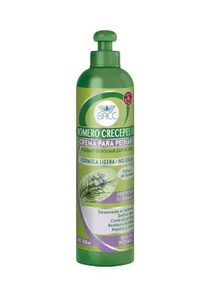 BACC romero crece pelo crema para peinar 350mL