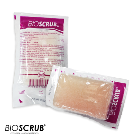 Cepillo con clorhexidina 4% 25mL X 1 und. Bioscrub