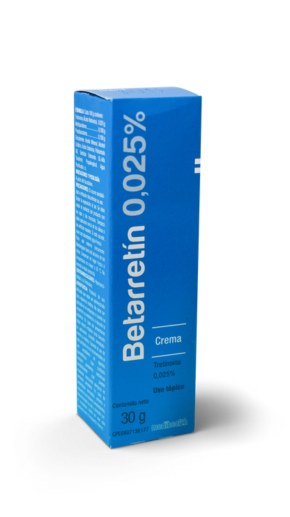 Betarretín crema tretinoína 30g. Medihealth