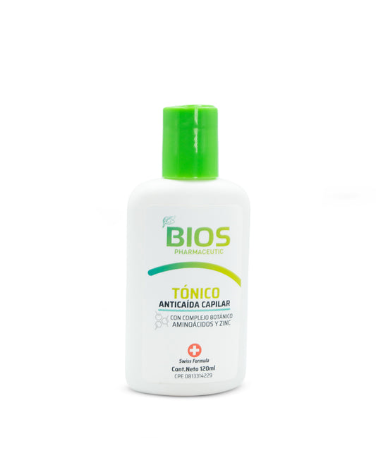 Bios anticaída tónico capilar con complejo botánico, aminoácidos y zinc 120mL
