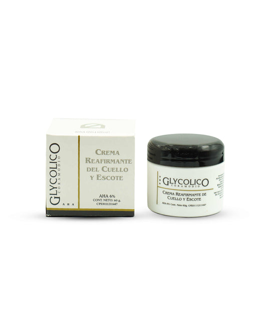 Glycolico cuello escote crema reafirmante AHA 6% 60g. Coramodio