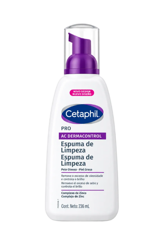 Cetaphil pro AC espuma limpiadora piel grasa 236mL. Galderma