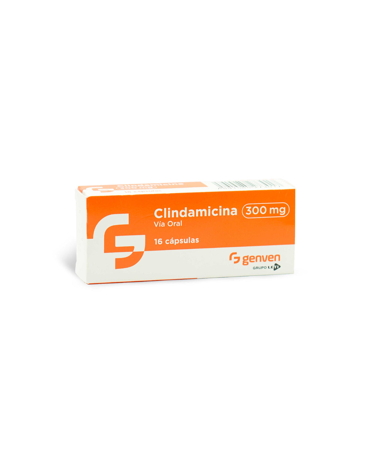 Clindamicina 300mg x 16 cápsulas antibiótico con prescripción facultativa. Leti