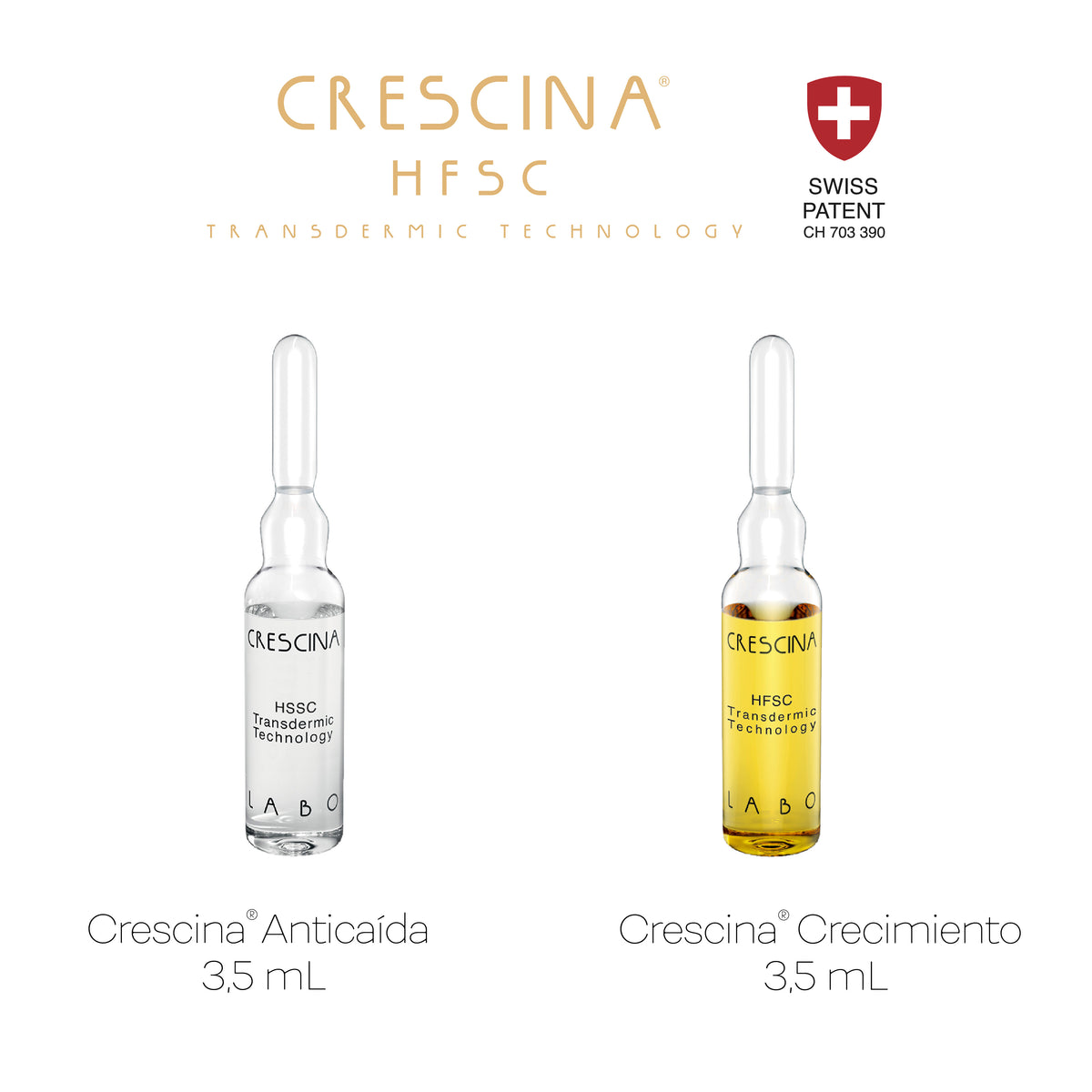 Crescina man 200 tratamiento completo 20 ampollas: 10 anticaída y 10 crecimiento x 3.5mL. Labo