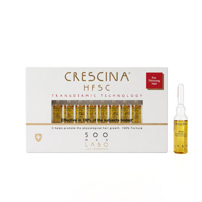 Crescina man 500 crecimiento 20 ampollas x 3.5mL. Labo