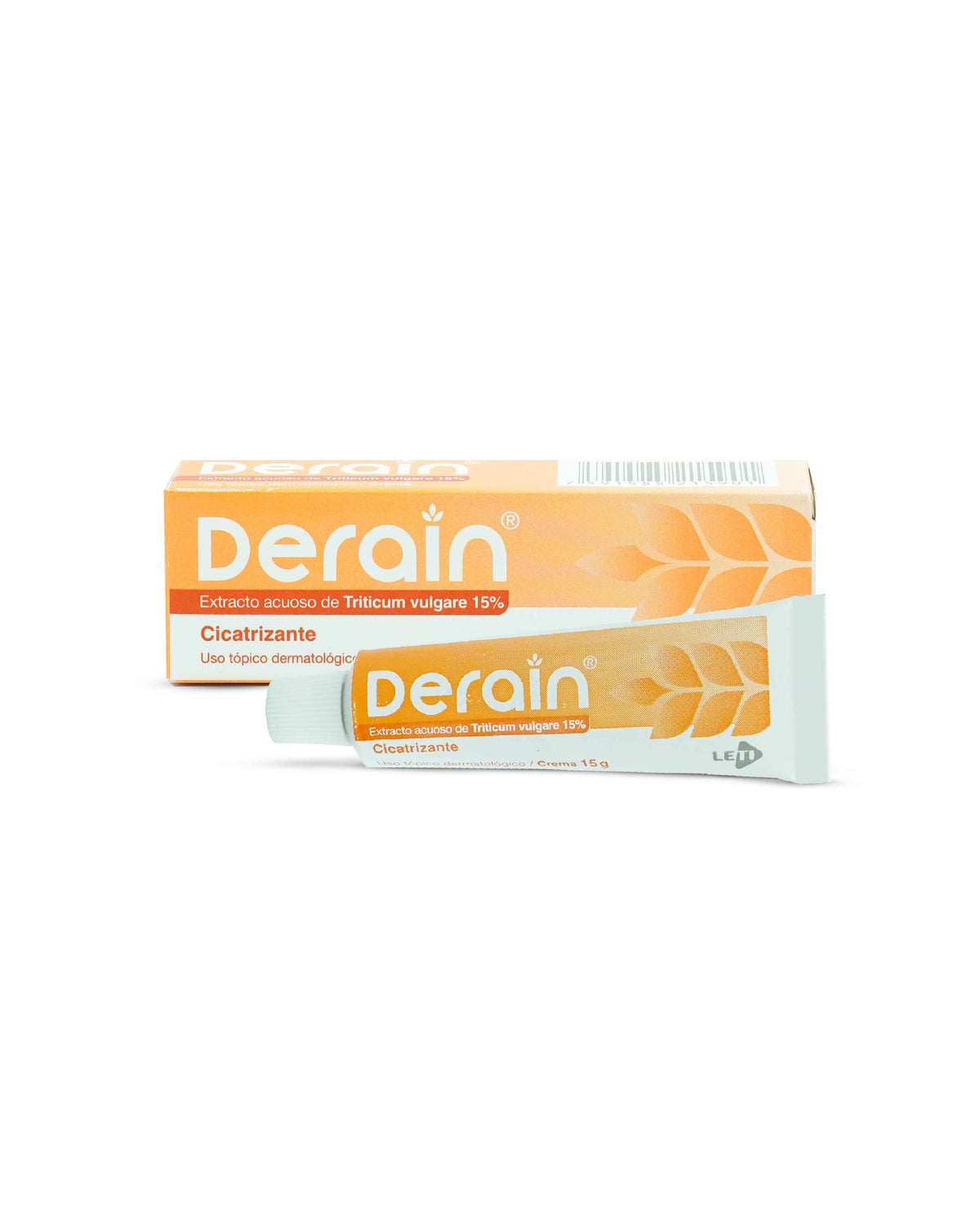 Derain crema extracto de Triticum vulgare al 15% 15g. Leti