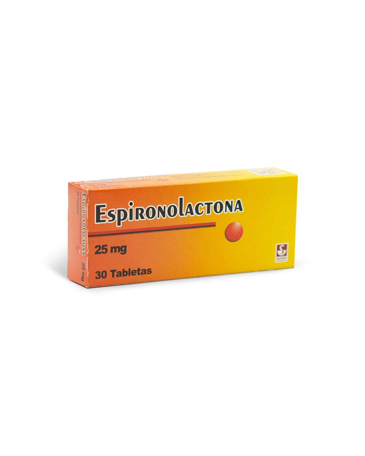 Espironolactona 25mg x 30 tabletas. Siegfried