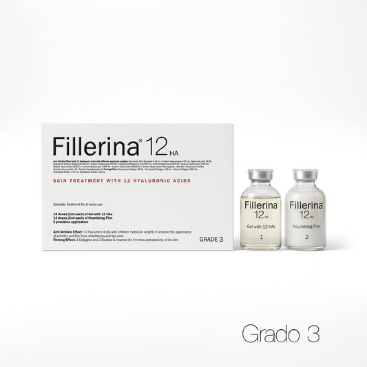 Fillerina 12 HA kit intensivo gel de relleno y velo nutritivo 14 dosis. Labo