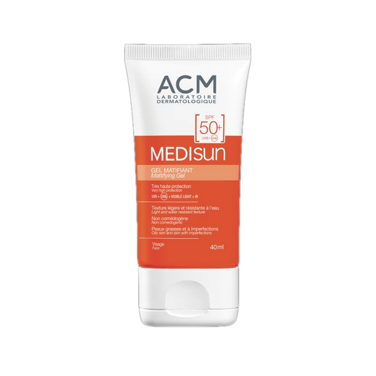 Medisun gel matificante FPS 50 muy alta protección 40mL. ACM