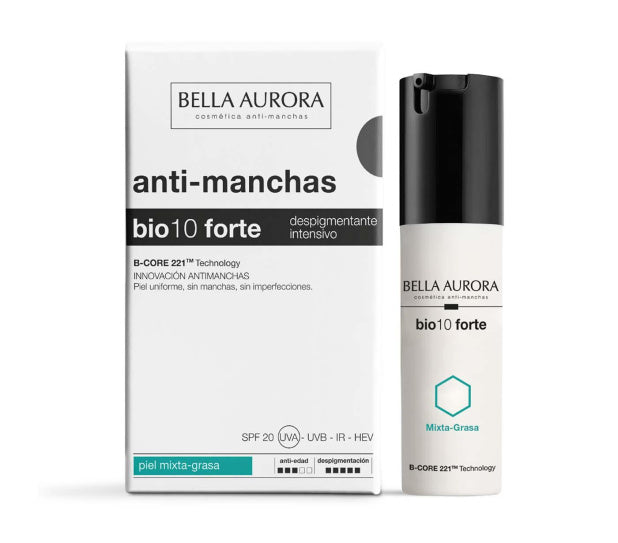 Pigmentstop bio10 sérum despigmentante piel mixta a grasa 30mL. Bella Aurora
