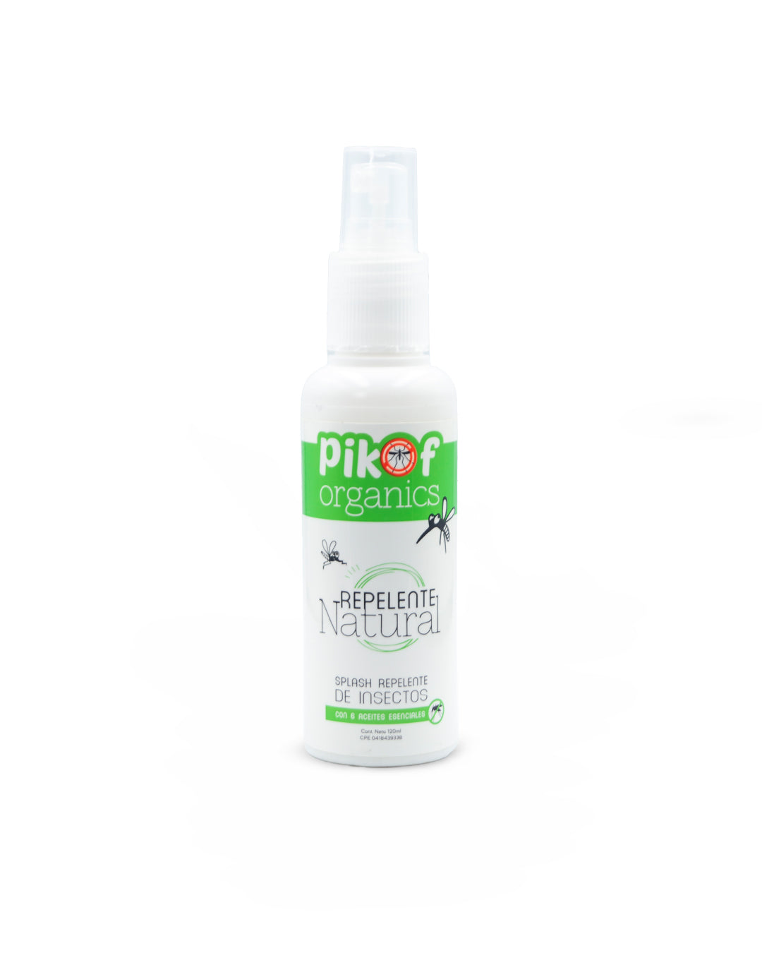 Pikof repelente natural splash 120mL