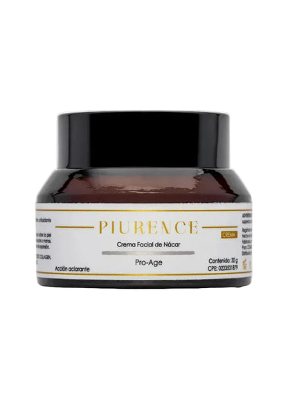 Piurence nácar crema facial aclarante 30g